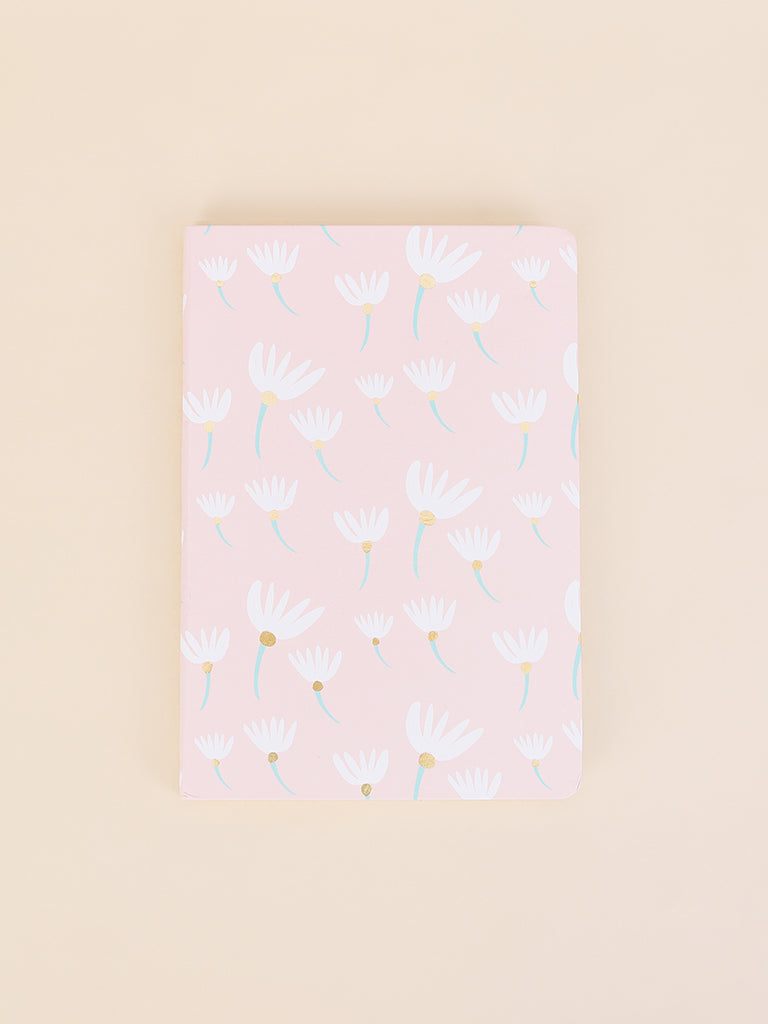 Xcite Exclusive Pink Floral Print Notebook