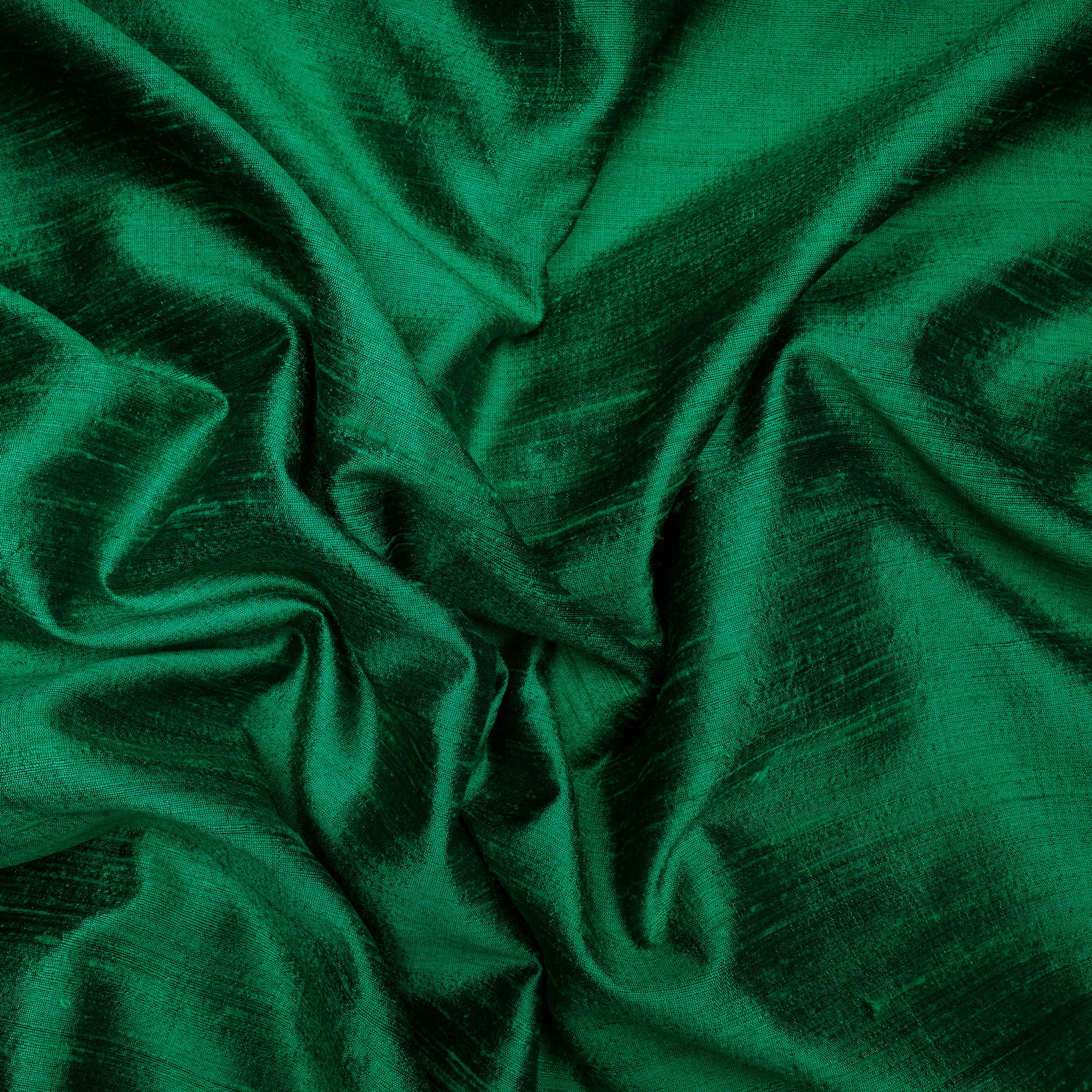 Buy Green-Black Color Dual Tone Blended Dupion Silk Fabric 64411/1
