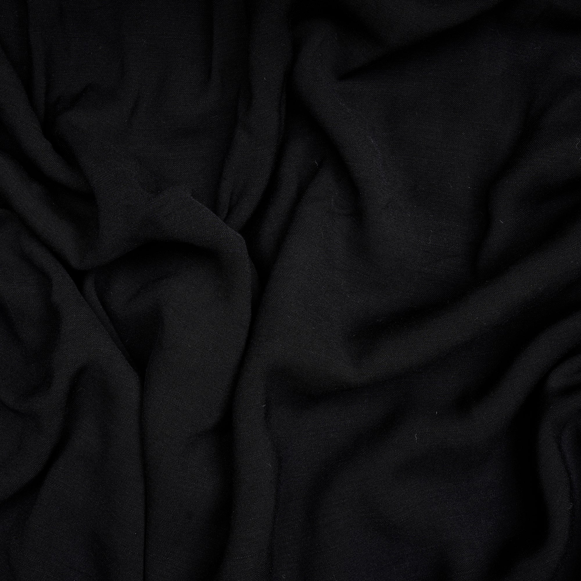 Black Viscose & Rayon Fabric, For Apparel, Plain at Rs 355/piece in New  Delhi