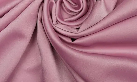 Rosebloom Solid Dyed Imported Velvet Satin Fabric
