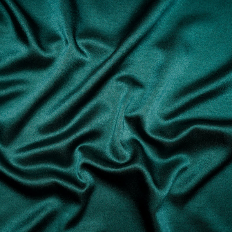 Dark Green Solid Dyed Imported Milano Satin Fabric (60" Width)
