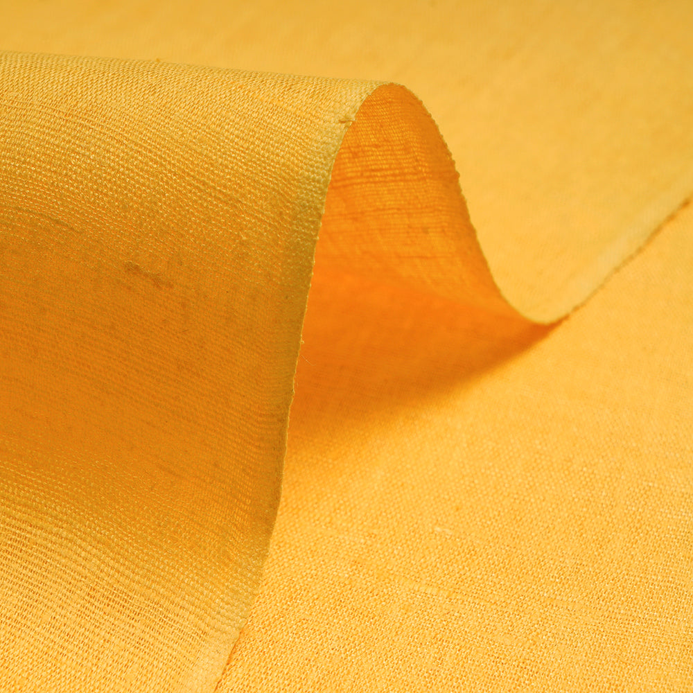 Buy Yellow Color Matka Silk Fabric @Rs. 799 per meter | FFAB