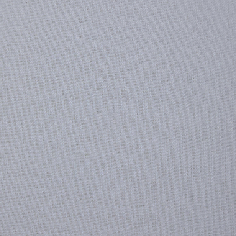 White Color 40's Count Handwoven Handspun Cotton Dyeable Fabric