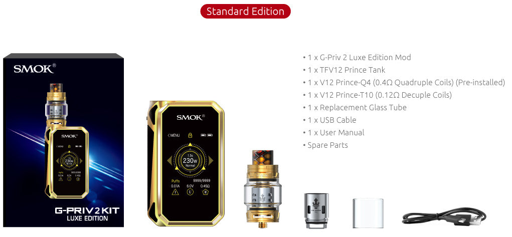 Smok G Priv 2 Luxe Edition 230W Kit FREE EXPRESS SHIPPING