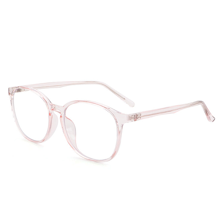 Se Sky Blue Light Brille - Lyserød Transparent - Normal hos Blueglass.dk