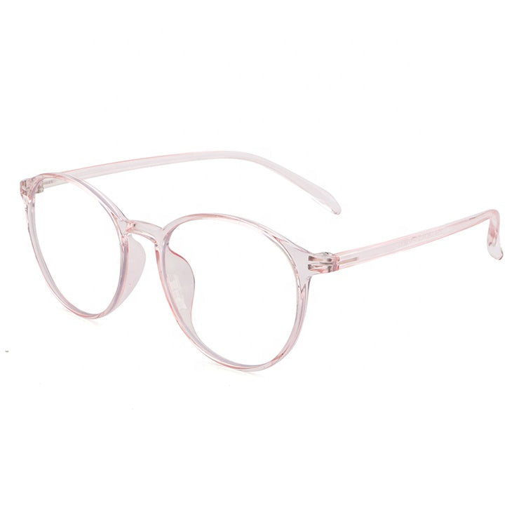 Billede af Round Blue Light Brille - Lyserød - Normal