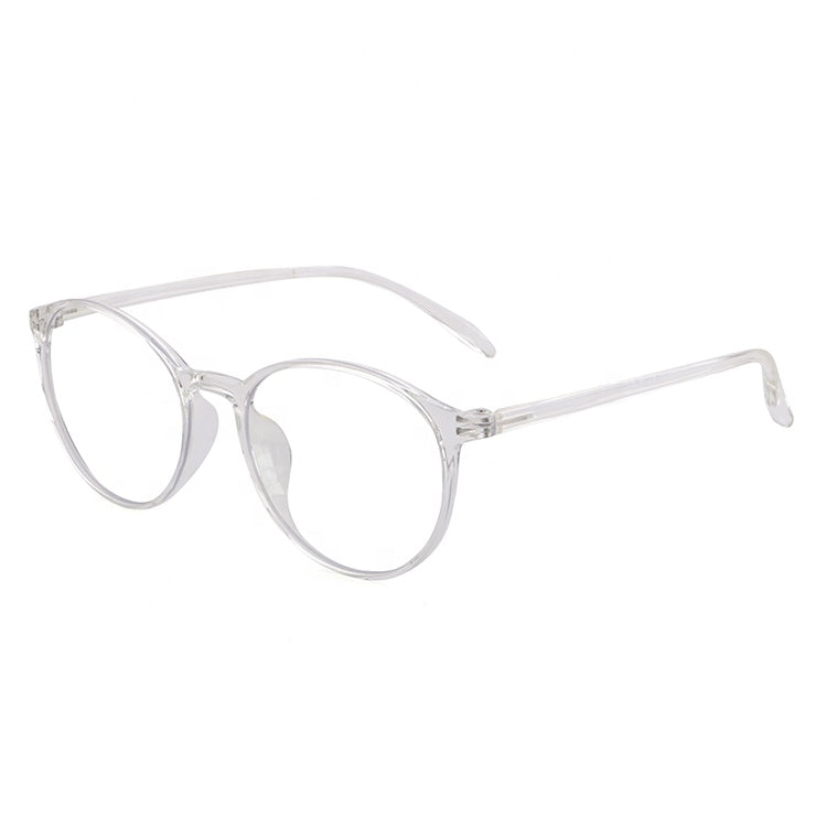 Billede af Round Blue Light Brille - Transparent - Preloved