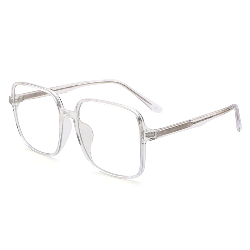 Square Blue Light Brille - Transparent - Normal