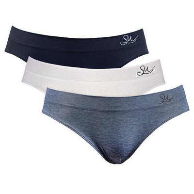 3 Pack - SU Bikini Bottom, Seamfree Underwear