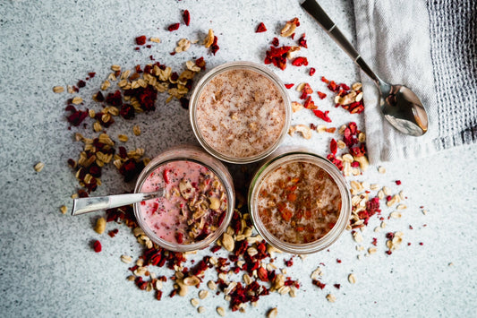 Red Co. Set of 4 Breakfast On the Go 16.9 Oz Reusable Overnight Oats — Red  Co. Goods