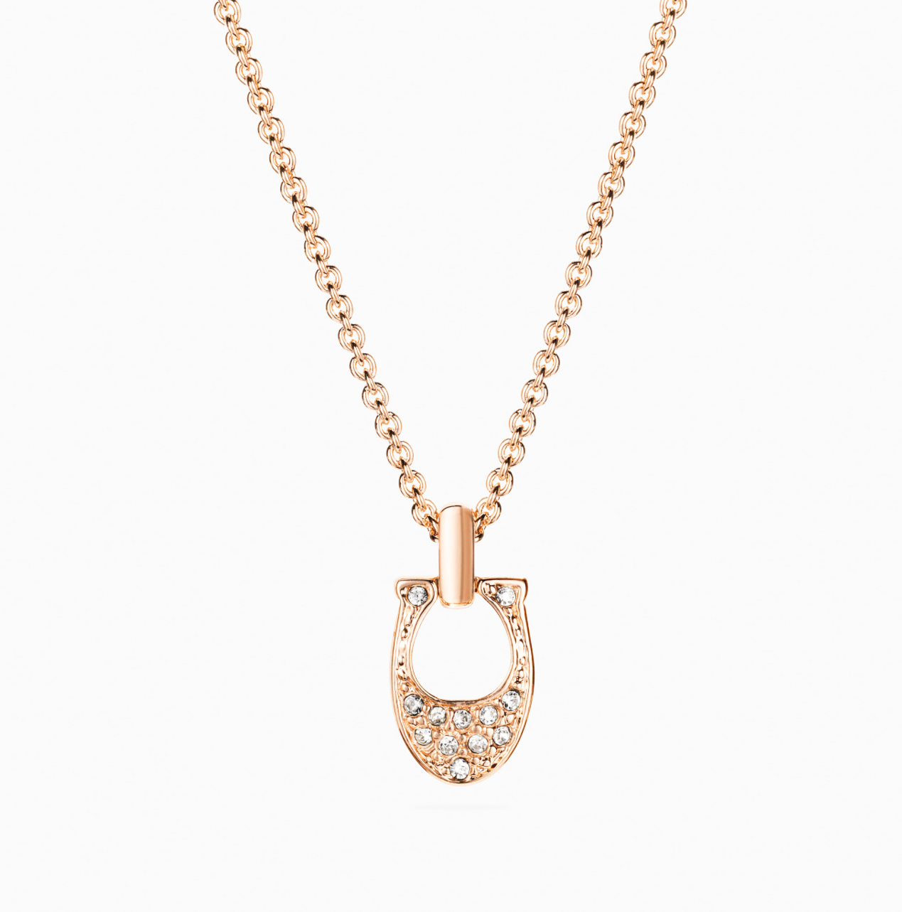 coach pave necklace