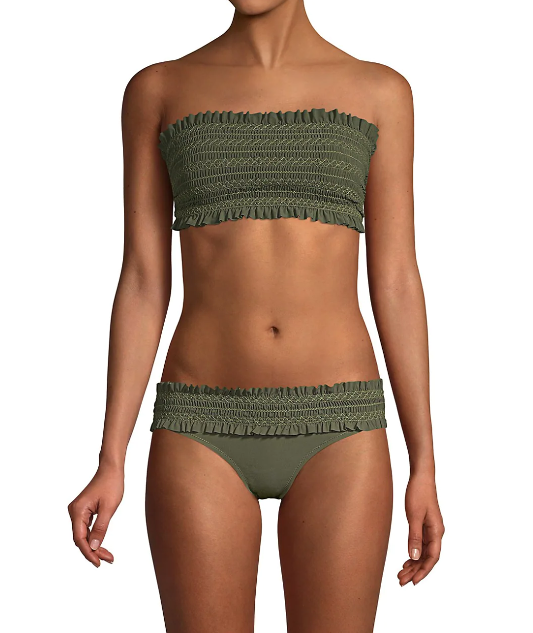 Tory Burch Costa Embroidered Bandeau Bikini Top & Hipster Bikini Botto –  Dezigner Heaven®, LLC.