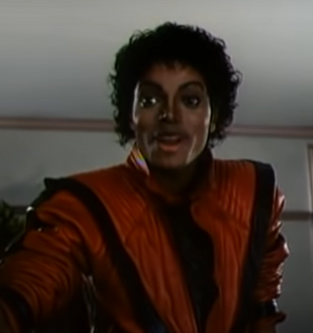 Michael Jackson Thriller Music Video, 1983. (Epic Records; Sony Music Entertainment) Thriller Jacket