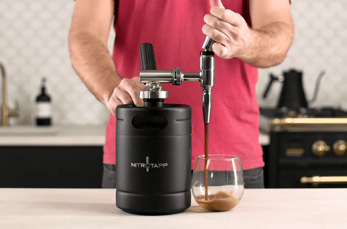  The Original Royal Brew Nitro Cold Brew Coffee Maker - Gift for  Coffee Lovers - 128 oz Extra Large Home Keg, Nitrogen Gas System Coffee  Dispenser Kit : Home & Kitchen