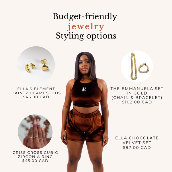 E's element velvet two piece in chocolate brown