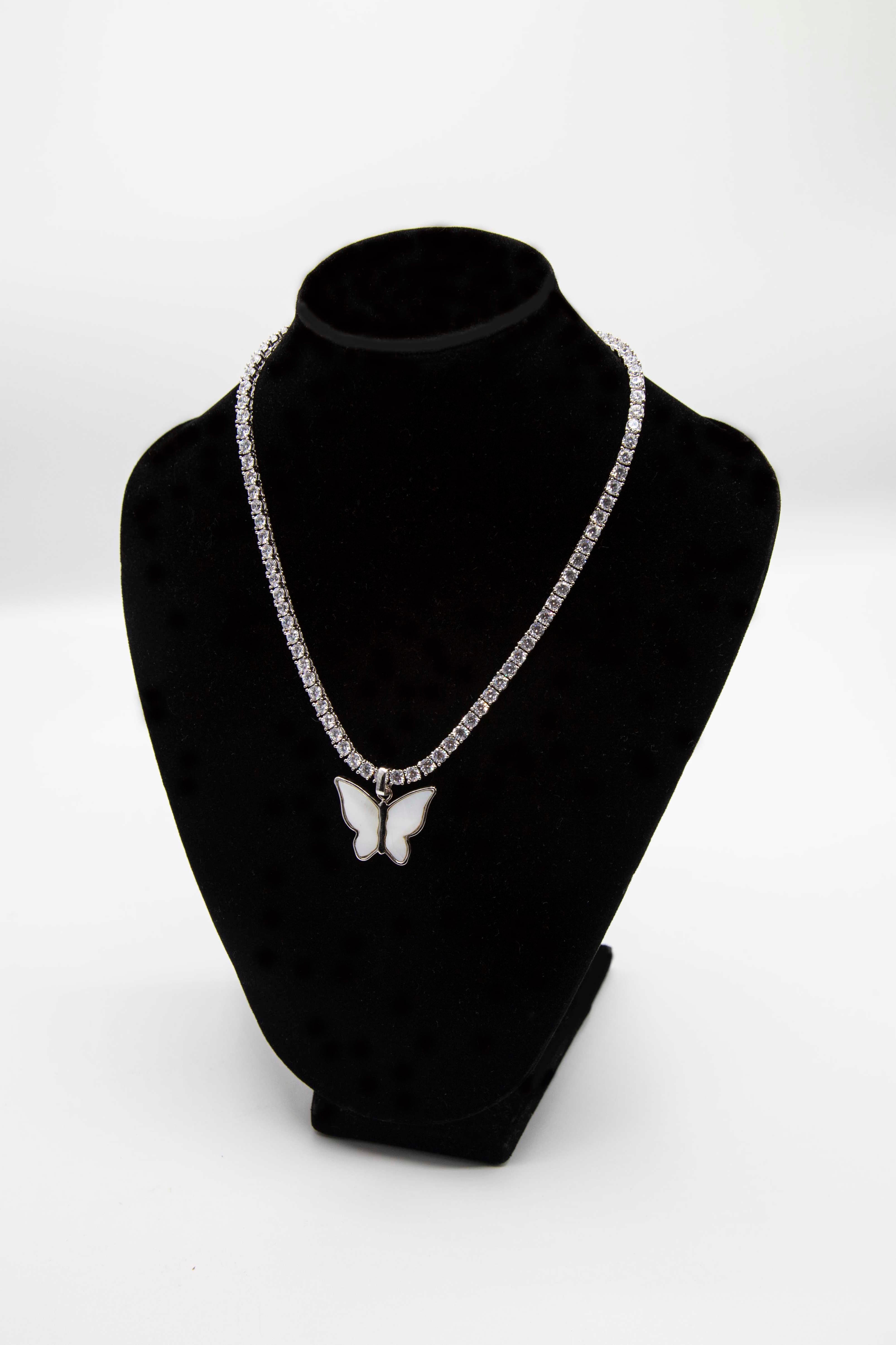 image for Ellina Butterfly Tennis Necklace (1 piece only)