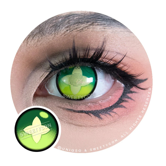 Wholesale Anime Lunar Earth Green cosplay contacts