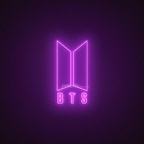 BTS Logo Neon Sign