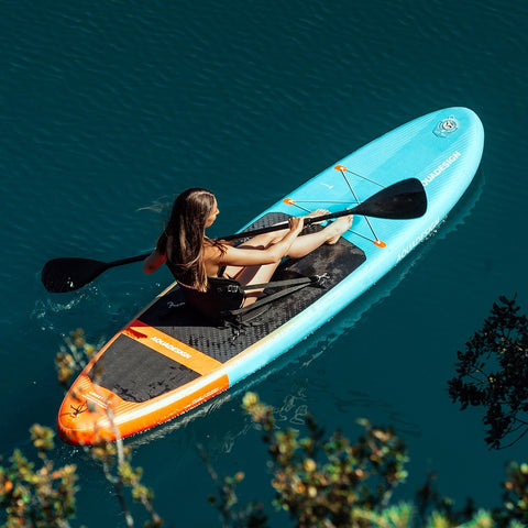 Paddle Aquadesign Django 10.8 Sup Gonflable + Siège Kayak Pack complet
