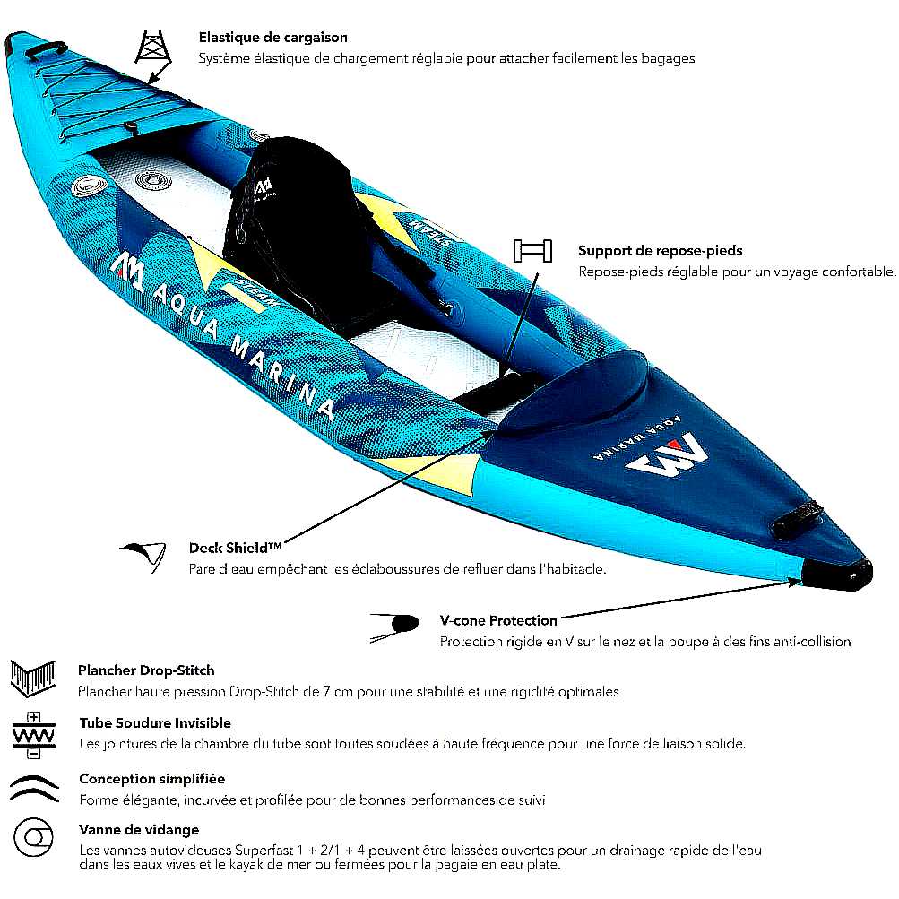 Kayak Aqua Marina Steam 312 1 Personne One 10.3