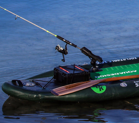 Support Canne à Pêche Porte Canne Simple à coller Bateau Kayak Sup Paddle