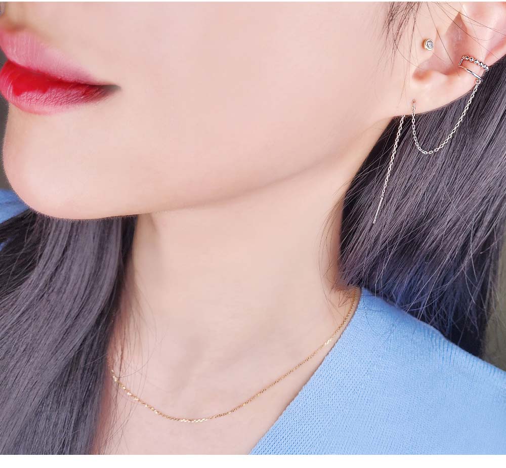 925 silver chain ear cuff | jennyreve