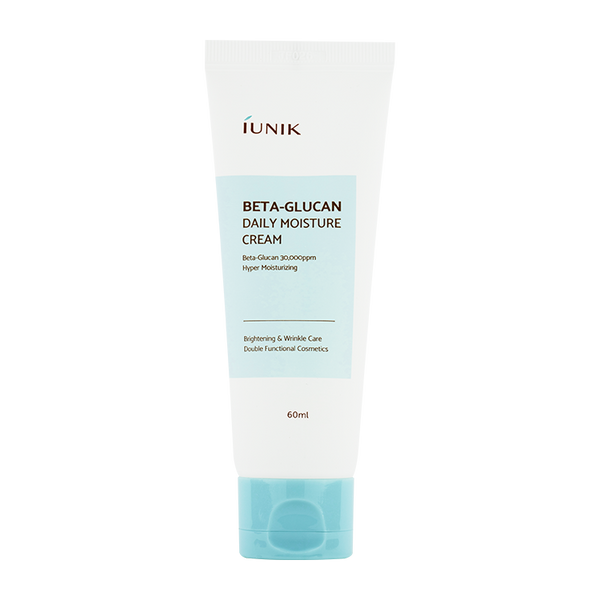 IUNIK Beta Glucan Daily Moisture Cream 60ml - Ενυδατική Κρέμα Προσώπου με Β-Γλυκάνη