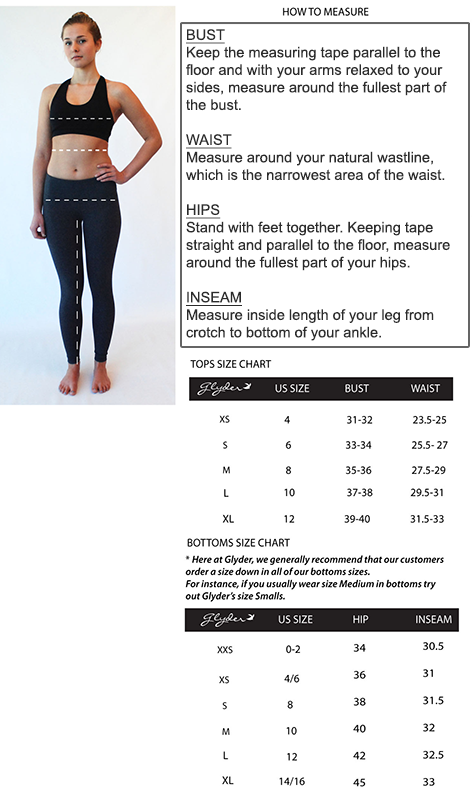 Glyder Sizing Chart – OMgoing