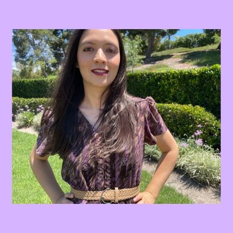 Nicole Horowitz wearing Purply Pataka