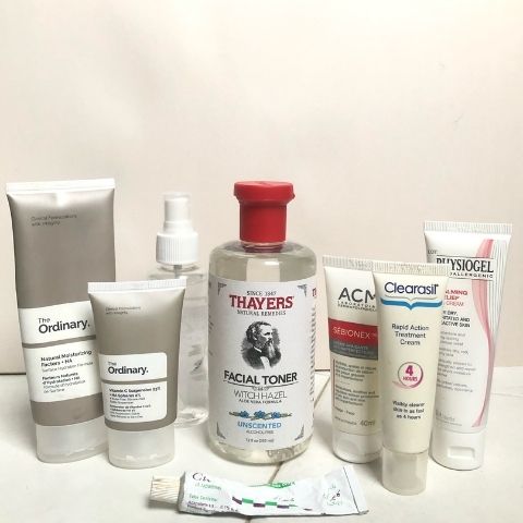 Rameen Saad's skincare routine products