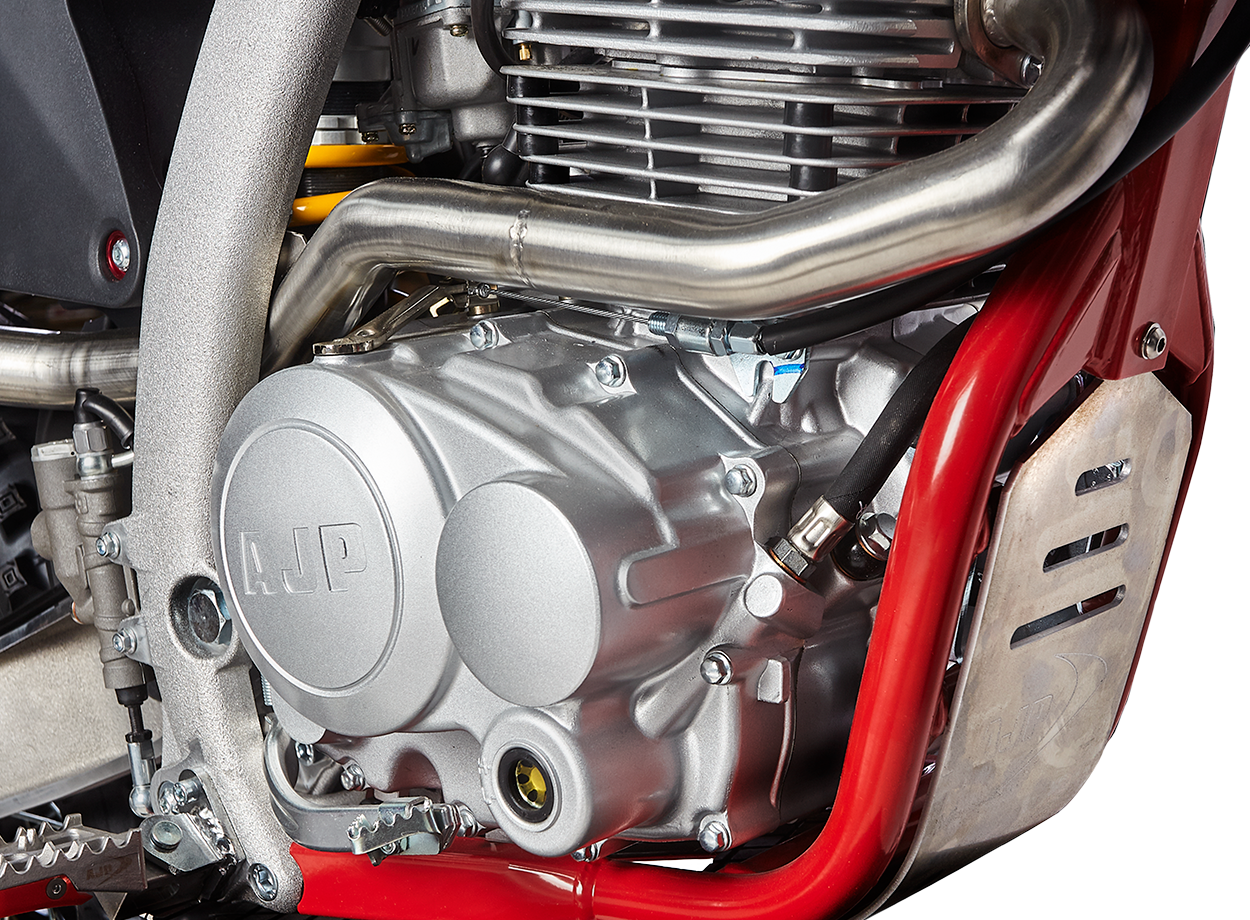 AJP SPR 240 Enduro engine detail