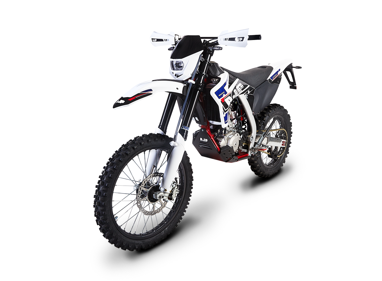 AJP SPR 250 Enduro 3/4 front view