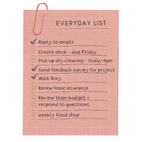 Improve productivity with to-do lists