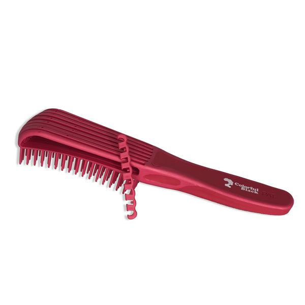 JIN-9pcs professionnel coloré peigne de coupe de cheveux Salon de coiffure  démêlant peigne outil de coiffure - Cdiscount Electroménager