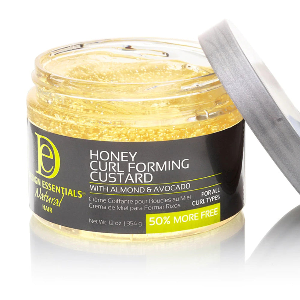 Design Essentials Almond And Avocado Honey Custard Curl Forming Gel G Colorful Black 3636