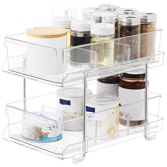 16-pieces Clear Drawer Organisers Set – Bliss n Wit