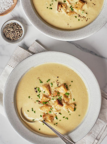 Potage aux poires et aux poireaux ricardo