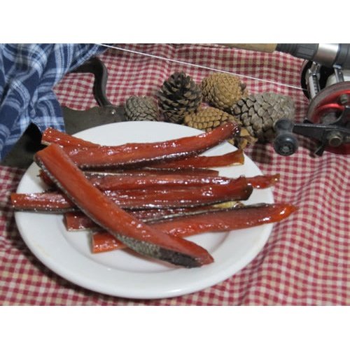 Native Style Smoked Salmon Strips