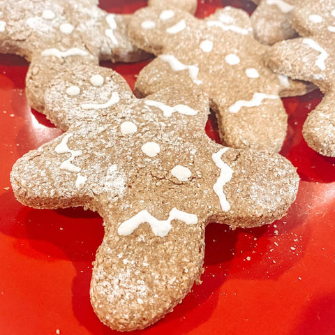 Gingerbread men for dogs