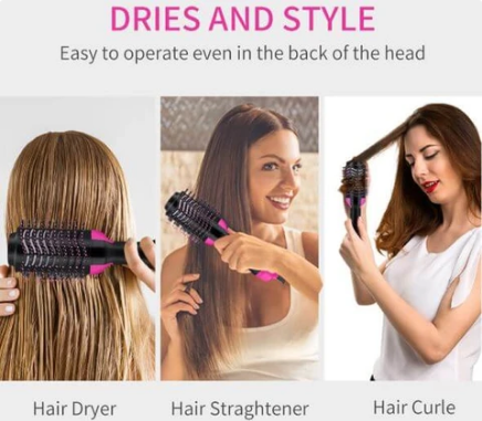 4 in 1 Hair Styler, Volumizer ,Straightener & Curler™-Choice Paradise