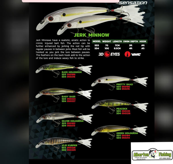 SENSATION BASS LURES BUSTER – ALBERTON FISHING