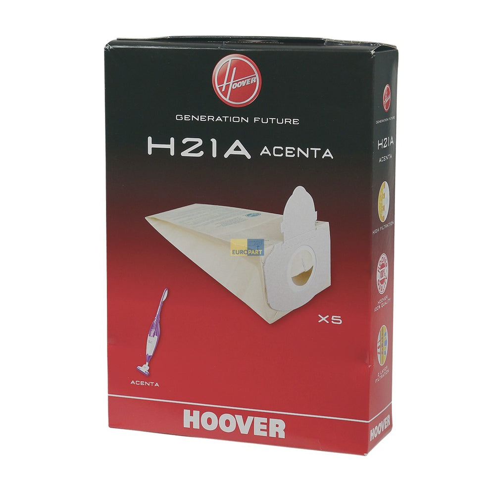 Filterbeutel Hoover 09173873 H21A für Staubsauger 5Stk
