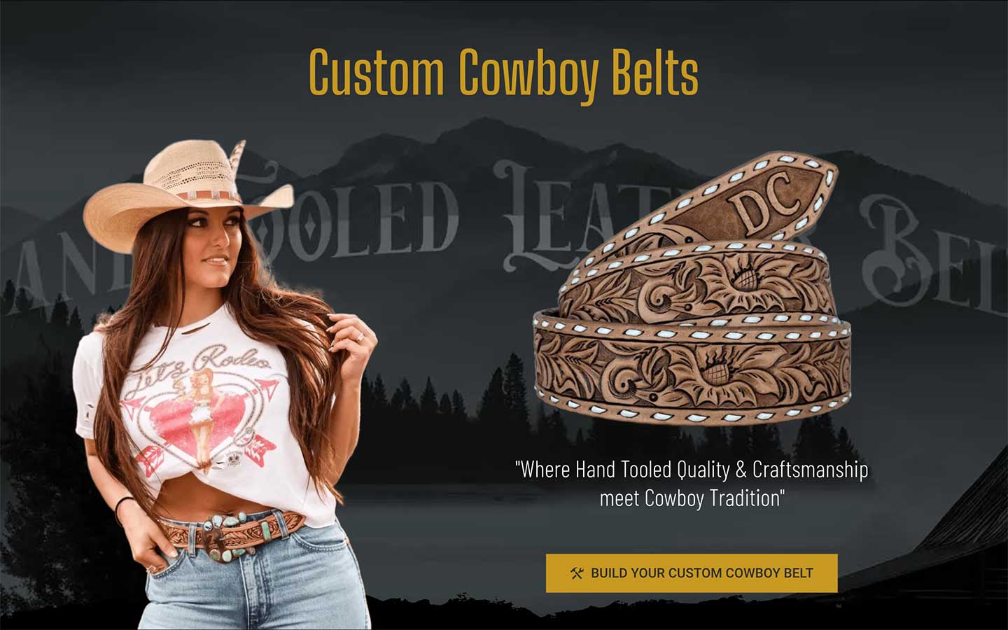 Custom Cowboy Belts