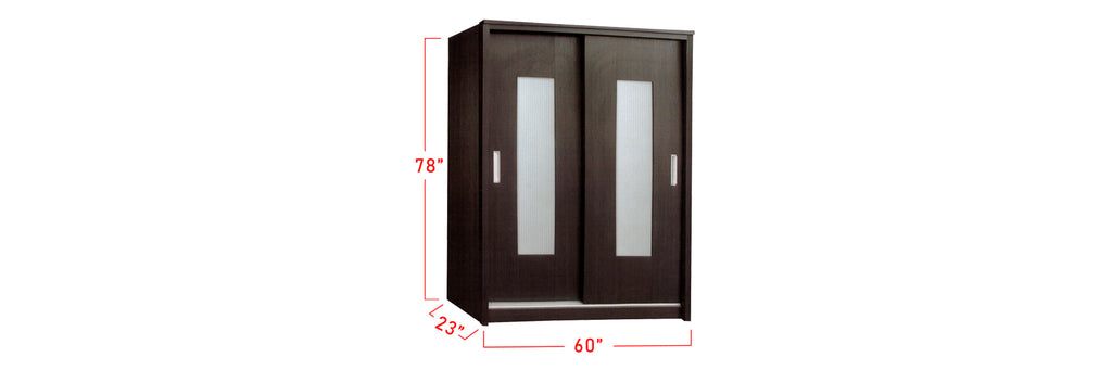 Alexandra Sliding Door Wardrobe Walnut