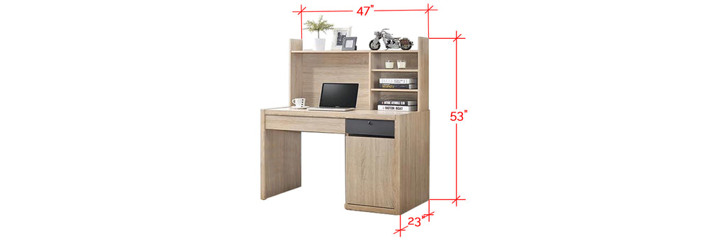 Ayer Series 4 Study Table In Natural
