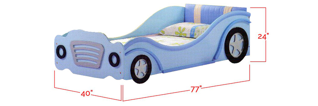 Copy of Marc Series Children Car Bed Sky Blue In Single Size