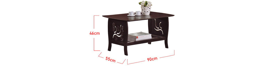 Furnituremart Zahra Series hardwood coffee table