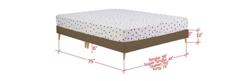 Haggas Series Leather Divan Bed Frame In Single, Super Single, Queen and King Size