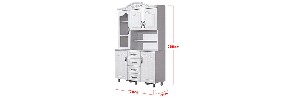 Hailey Series 4 Kitchen Cabinet In White