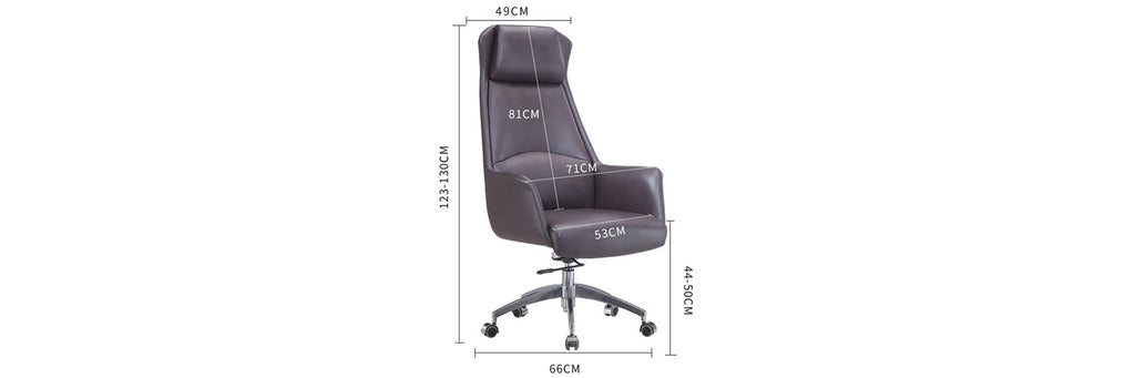 Kern Series Adjustable Office Chair With Wheels In Black